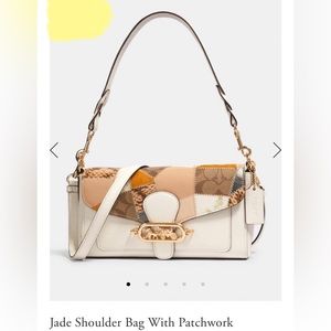 NWT Coach Jade Patchwork Shoulder Bag